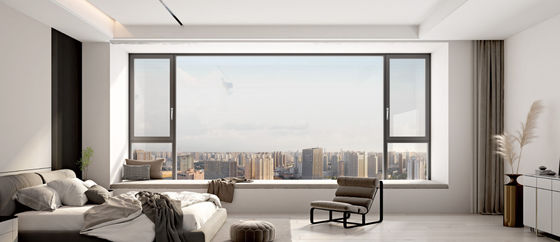 Flexible Aluminium Tilt And Turn Windows Safety Aluminum Replacement Windows