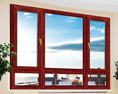 Sturdy Aluminum Tilt Turn Windows With Insulating Profiles And Corrosion Resistance