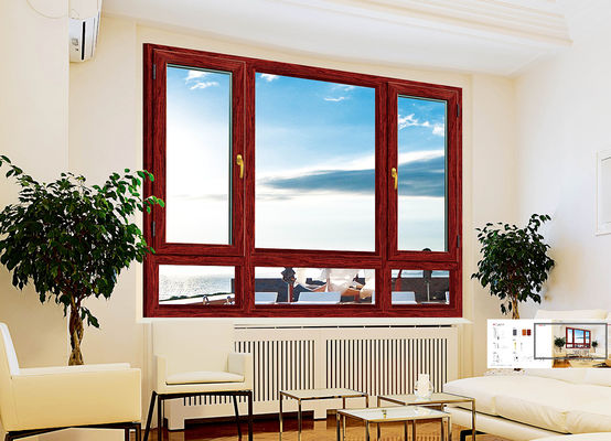 Sturdy Aluminum Tilt Turn Windows With Insulating Profiles And Corrosion Resistance