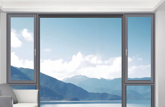Energy Saving Aluminium Tilt and Turn Window with Easy Maintenance and Thermal Break System