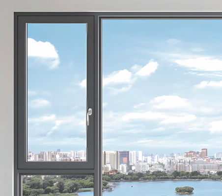 Insulated Aluminium Tilt And Turn Windows Customized Aluminum Storm Windows