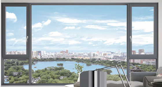 Insulated Aluminium Tilt And Turn Windows Customized Aluminum Storm Windows