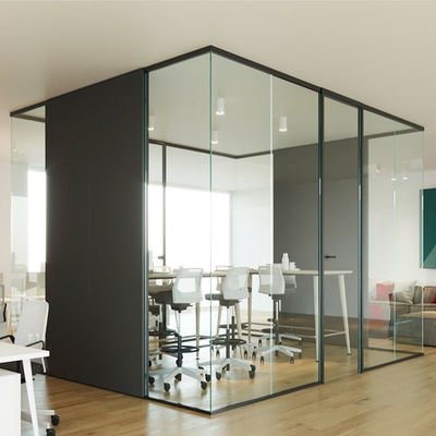 Privacy Protection Commercial Glass Partitions Customizable With Modern Design