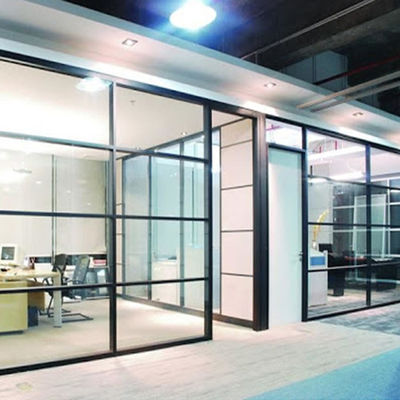 Commercial Safety Internal Glass Partition Office Sound Proof Glass Partition