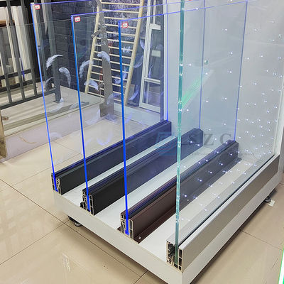 Customized 36''/42'' Height Aluminum U Channel Glass Railing with Clear/Frosted/Tinted Glass and More than 5 Years Warranty