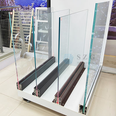 Black Aluminum U Channel Glass Railing with 12mm Tempered Glass and More than 5 Years Warranty