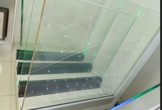 Aluminum U Channel Glass Railing with 6+6mm and 8+8mm Tempered Glass for 36''/42'' Height Balcony and Deck