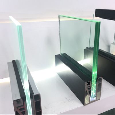 Stable 800-1200mm Tempered Glass U Channel System with Aluminum Handrail for Safety and Aesthetic Appeal