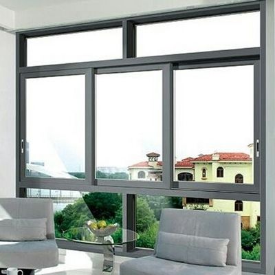 Thermal Break Aluminum Windows with Stainless Steel Hardware for Construction
