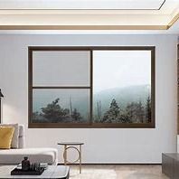 Thermal Break Aluminum Windows with Stainless Steel Hardware for Construction