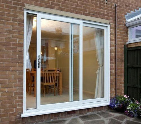 Security Aluminum Sliding Glass Doors With Multi-point Locking