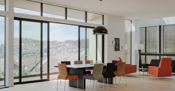 Security Aluminum Sliding Glass Doors With Multi-point Locking
