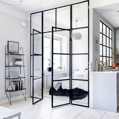 Waterproof and Sound Insulation Aluminium Alloy Door And Window with 1.4mm-3.0mm Profile Thickness