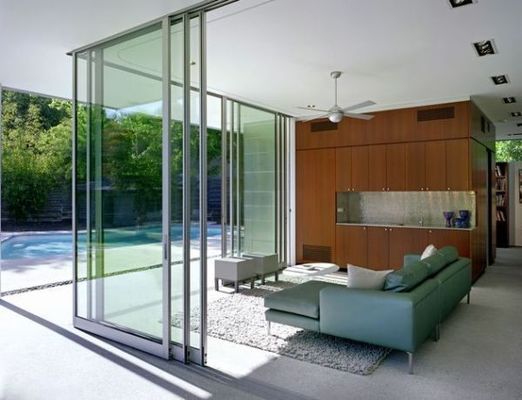 24 Hour Online Support Aluminum Sliding Door with Powder Coated Aluminum Alloy Tempered Glass Stainless Steel