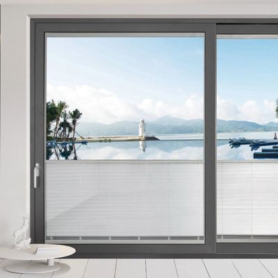 Apartment Or Residential Aluminum Sliding Door with Modern Design Style Oil Fume Prevention Function