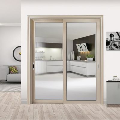 Long-lasting Aluminum Sliding Door for Oil Fume Prevention 50 Years Life Span and High Energy Efficiency