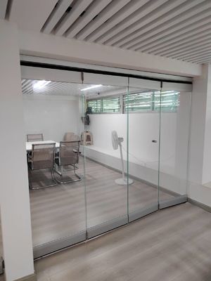 Insulated Glass Aluminium Bifold Exterior Doors for Commercial Buildings Energy Design