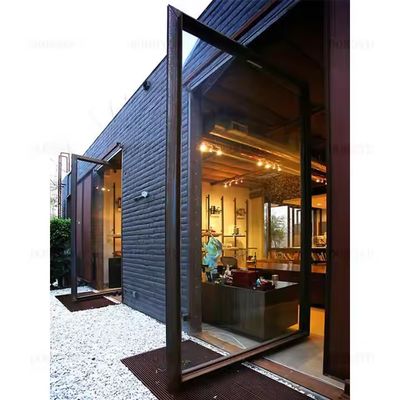 Aluminium Frame Glass Pivot Door with EPDM Rubber Seal Strip for Customer Satisfaction