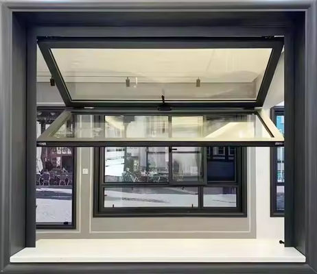 Commercial Hurricane Proof Bifold Windows with EDPM Rubber Strip Window Seal and Hardware