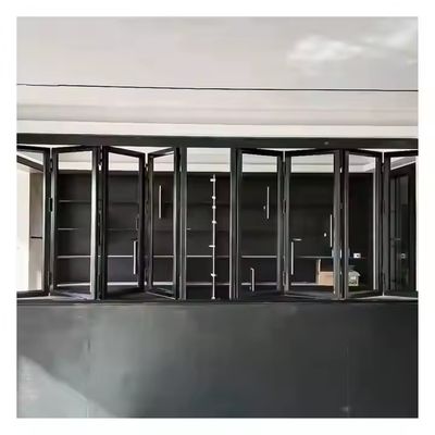 Commercial Hurricane Proof Bifold Windows with EDPM Rubber Strip Window Seal and Hardware