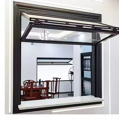Modern Style Aluminum Folding Window with Insulated Tempered Glass and Customized Glass Thickness
