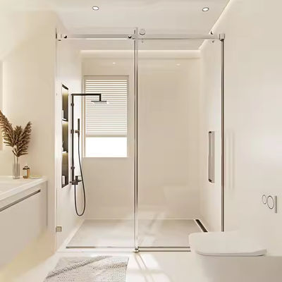 Hotel Customizable Sliding Tempered Glass Shower Cabin  Shower Enclosure Sliding Door