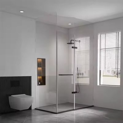 Waterproof Easy Clean Glass Shower Panel Screen Door with Slim Frame