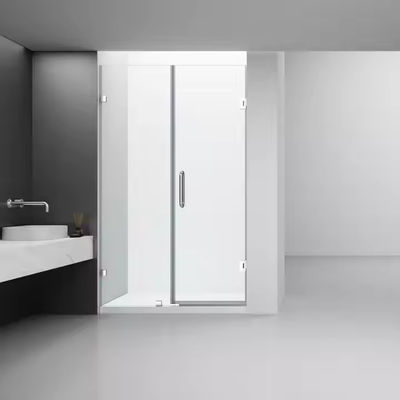 Frameless Design Easy Installation 8mm Double Glass Sliding Shower Door