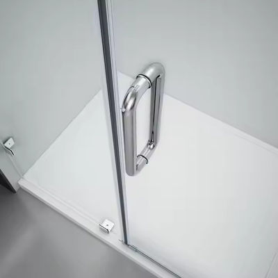 Waterproof and Insulated Sliding Shower Door in Stainless Steel Frame with Glass