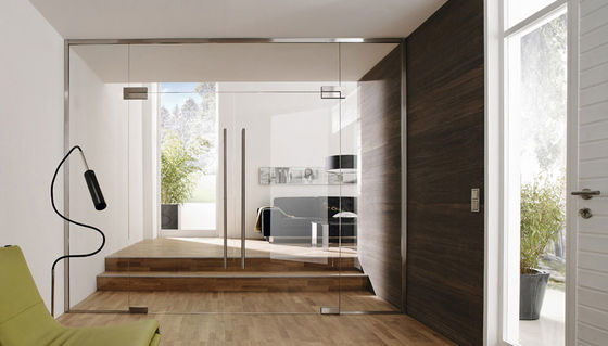 Full View Frameless Transparent Glass Partition Wall for Office, Home, Workshop