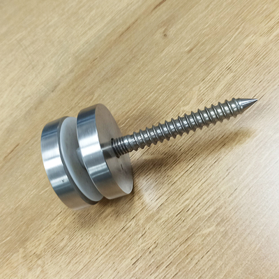 Adjustable Stainless Steel 304/316 Standoff Glass Railing System with 30mm/42.4mm Diameter for 8-12mm Glass