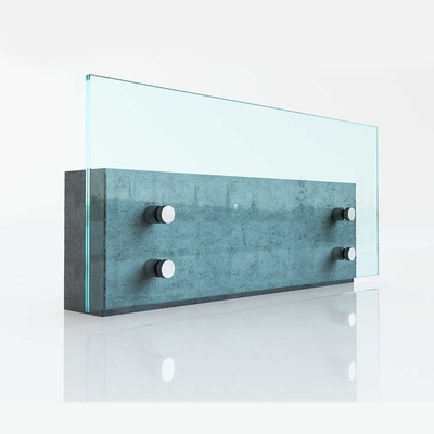 Stainless Steel Standoff Glass Railing System with 30mm and 42.4mm Diameter for 8-12mm Glass Balustrade