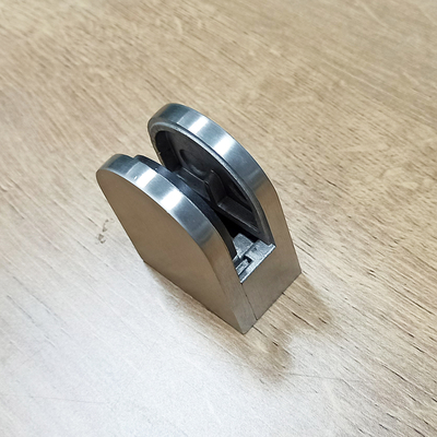 304 316 Stainless Steel Glass Railing Clamp with Adjustable Design for 8-12mm Tempered Glass