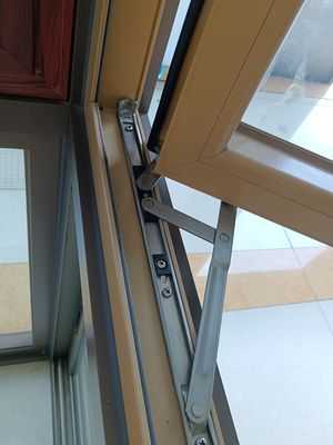 Customized Aluminum Swing Window with 10 Years Warranty for Residential and Commercial Buildings in White Black Silver Grey