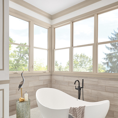 Soundproof Energy Efficient Aluminum Swing Window with 10-Year Warranty and Double Glazed Glass