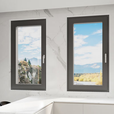 Customizable Aluminum Swing Window with Multi-point Locking System High Ventilation and Energy Efficient