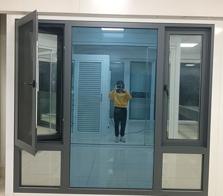 Customizable Size Aluminum Swing Window with Aluminum Alloy Frame and 10-Year Warranty