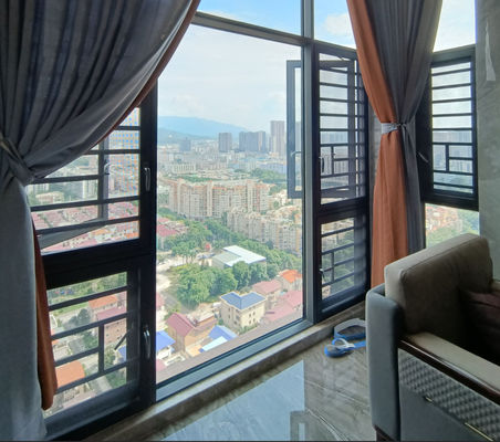 Modern Design Aluminum Swing Window with 10-Year Warranty and Waterproof Features