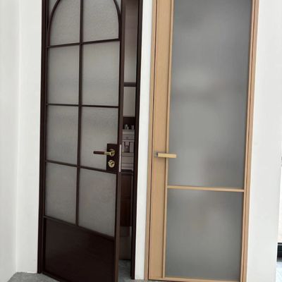 Y/N Insect Screen Aluminum Swing Door with Double Tempered Clear Glazing and Magnetic Lock