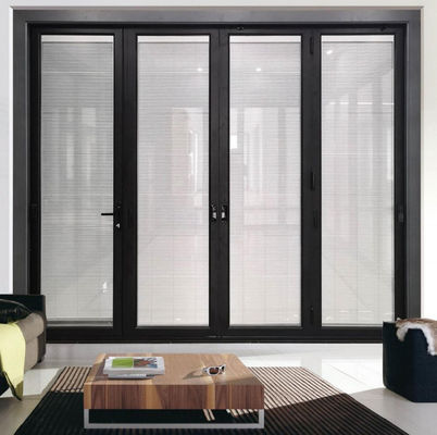 Hurricane Proof Exterior Bi Folding Door Aluminum Patio Bifold Doors Puertas Plegables Accordion Folding Glass Door