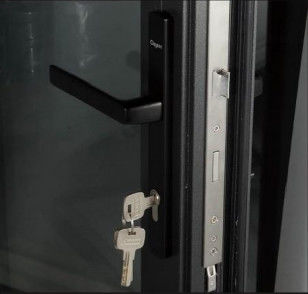 Modern Interior Patio Glass Waterproof Slide And Fold Aluminum Bifold Door System For Restaurant Home Use
